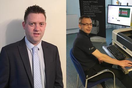 Tony Wood (l) and Andy Lee (r), both newly appointed to customer-facing roles at Europlacer.
